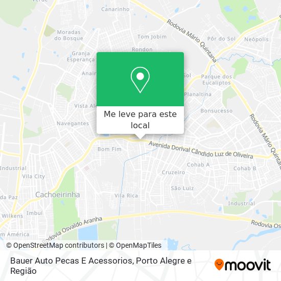 Bauer Auto Pecas E Acessorios mapa