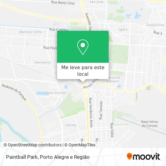 Paintball Park mapa