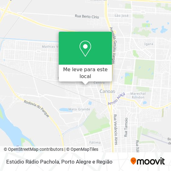 Estúdio Rádio Pachola mapa
