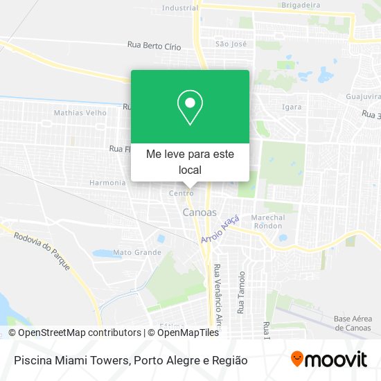 Piscina Miami Towers mapa