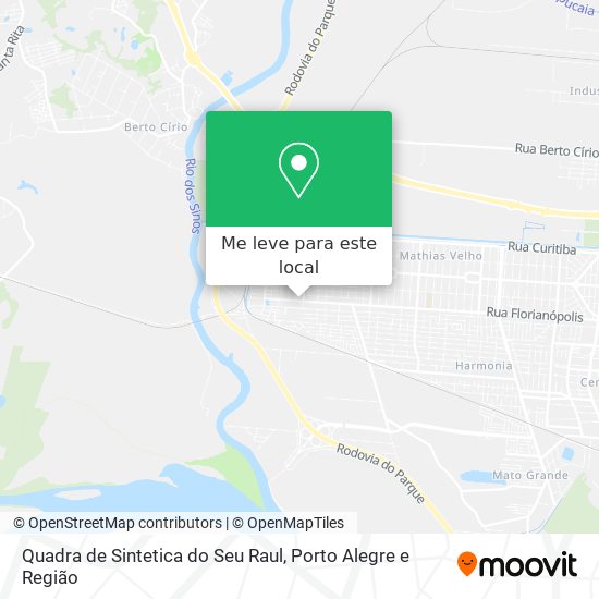 Quadra de Sintetica do Seu Raul mapa