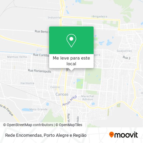 Rede Encomendas mapa