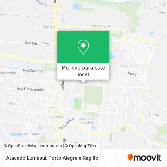 Atacado Lumasul mapa
