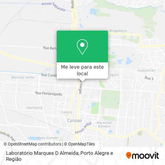 Laboratório Marques D Almeida mapa
