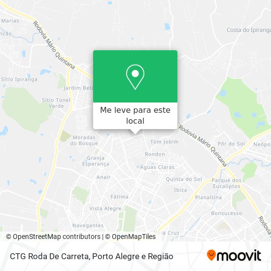 CTG Roda De Carreta mapa