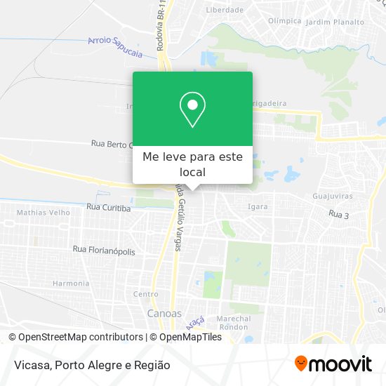 Vicasa mapa