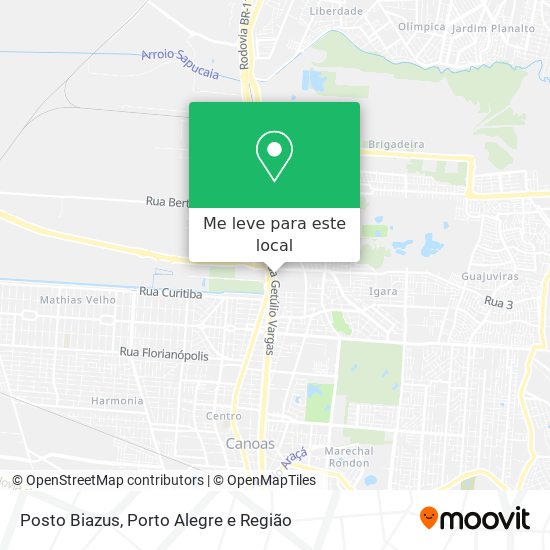 Posto Biazus mapa