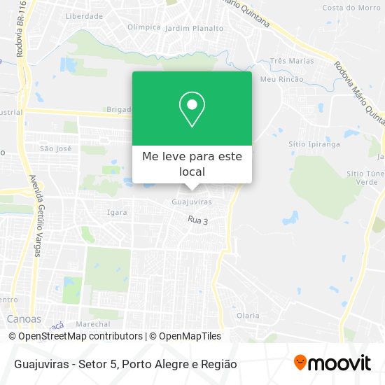 Guajuviras - Setor 5 mapa