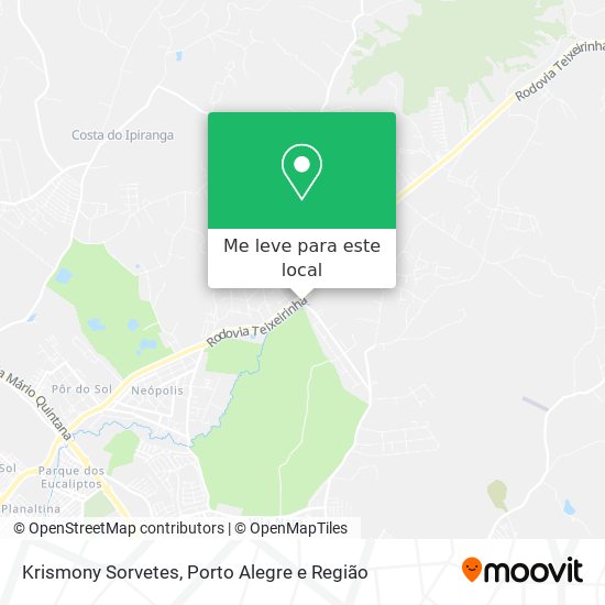 Krismony Sorvetes mapa