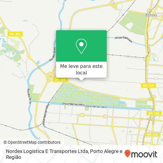 Nordex Logística E Transportes Ltda mapa