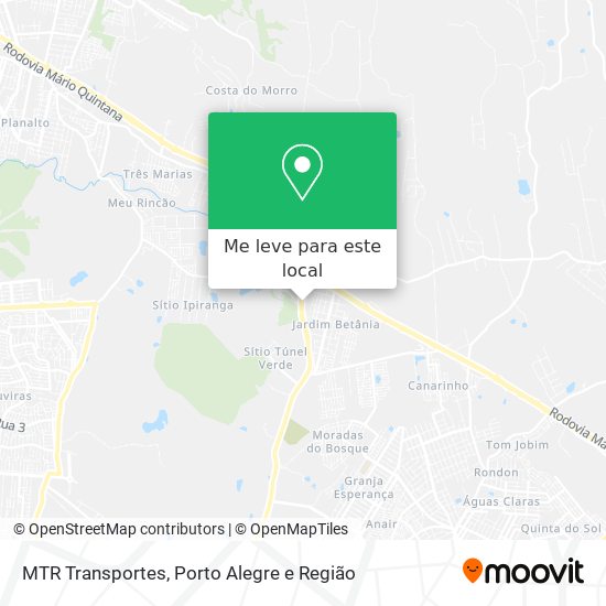 MTR Transportes mapa