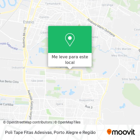 Poli Tape Fitas Adesivas mapa