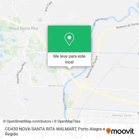 CD430 NOVA SANTA RITA WALMART mapa