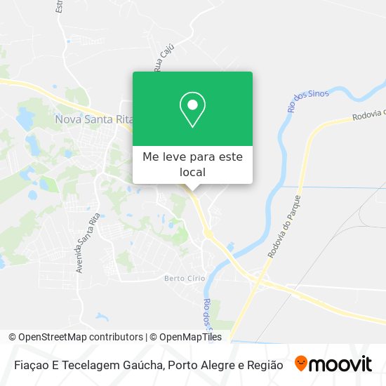 Fiaçao E Tecelagem Gaúcha mapa