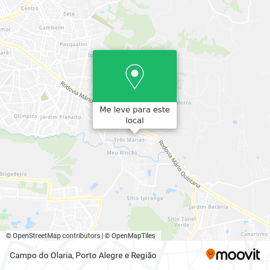 Campo do Olaria mapa