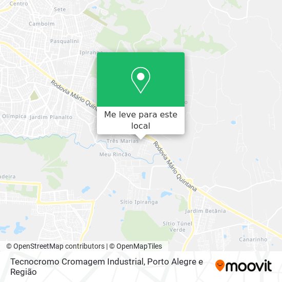 Tecnocromo Cromagem Industrial mapa