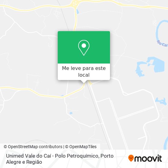 Unimed Vale do Caí -  Polo Petroquímico mapa