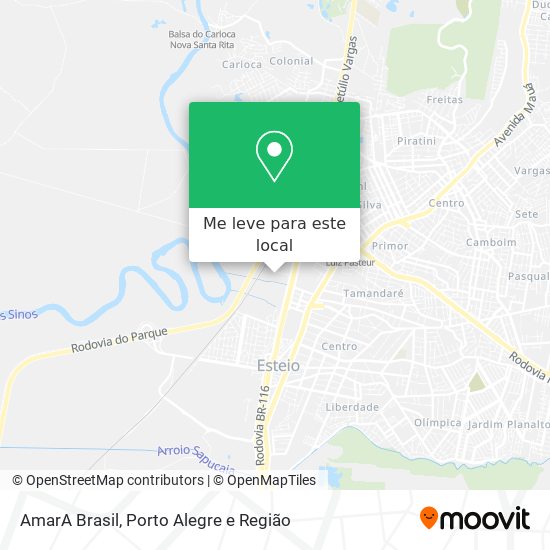 AmarA Brasil mapa