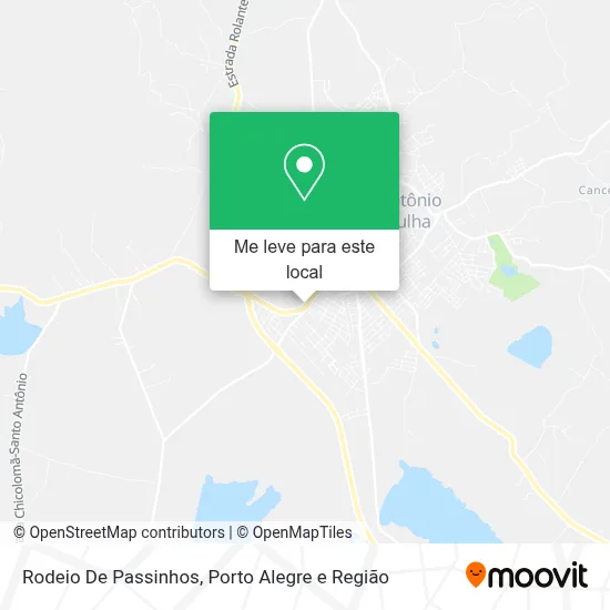 Rodeio De Passinhos mapa