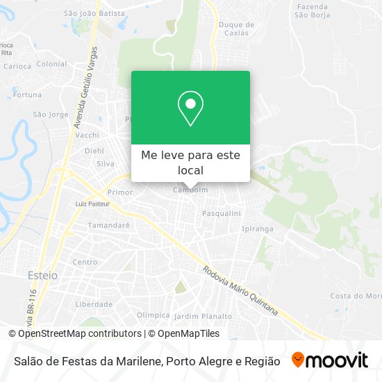 Salão de Festas da Marilene mapa