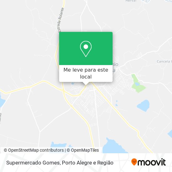 Supermercado Gomes mapa