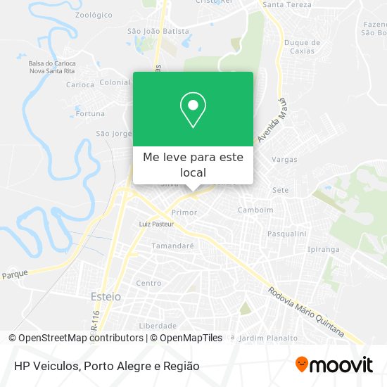 HP Veiculos mapa