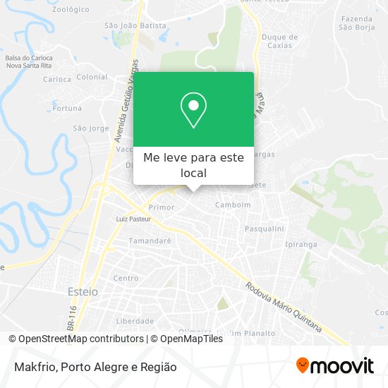 Makfrio mapa