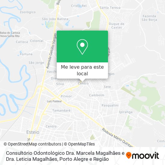 Consultório Odontológico Dra. Marcela Magalhães e Dra. Leticia Magalhães mapa