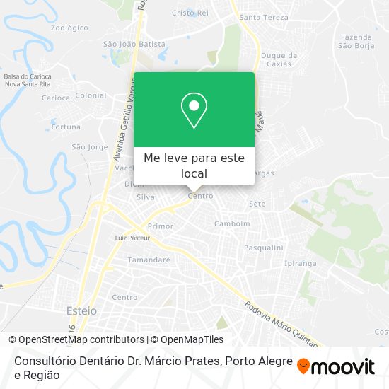 Consultório Dentário Dr. Márcio Prates mapa