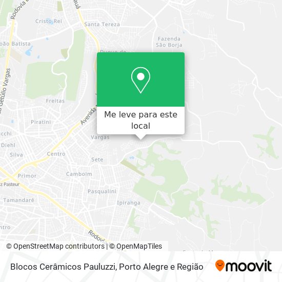Blocos Cerâmicos Pauluzzi mapa