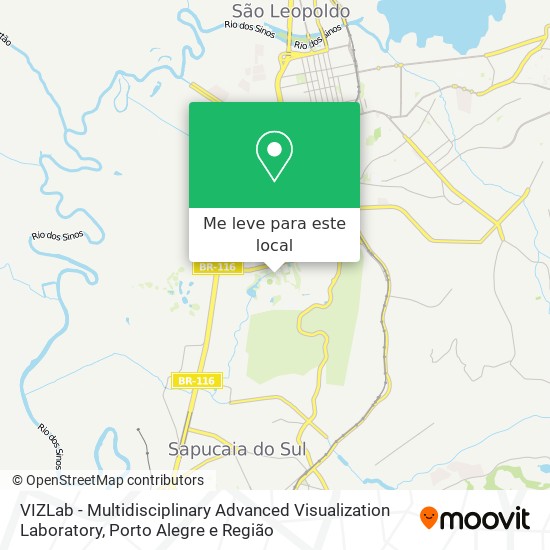 VIZLab - Multidisciplinary Advanced Visualization Laboratory mapa