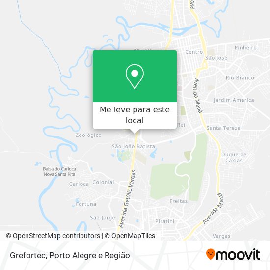 Grefortec mapa