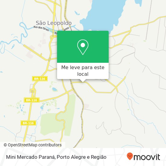Mini Mercado Paraná mapa