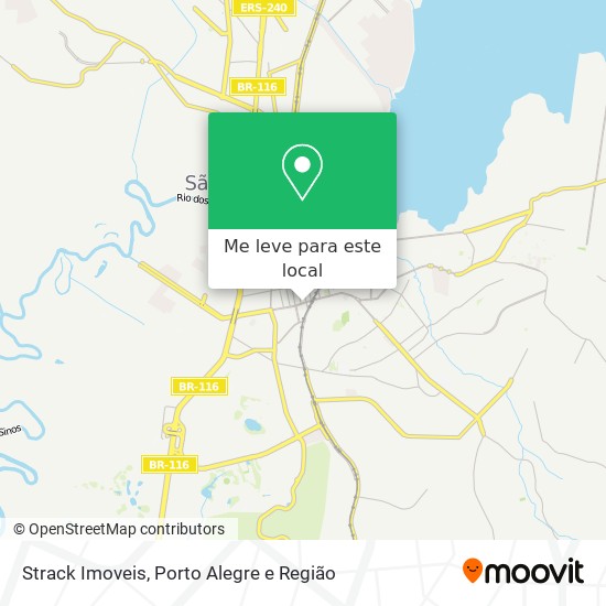 Strack Imoveis mapa