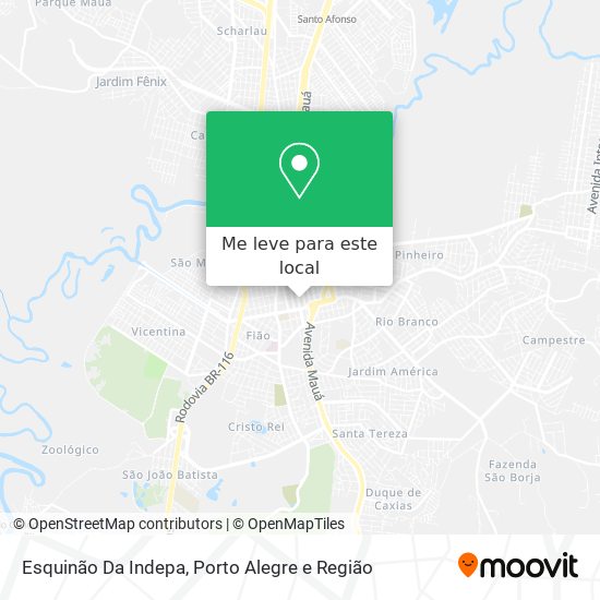 Esquinão Da Indepa mapa