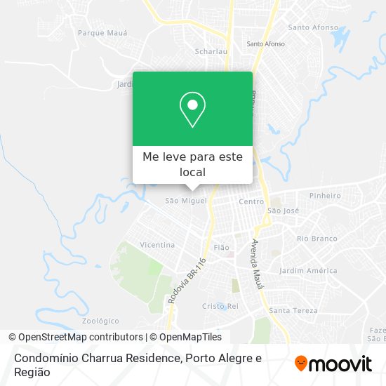 Condomínio Charrua Residence mapa