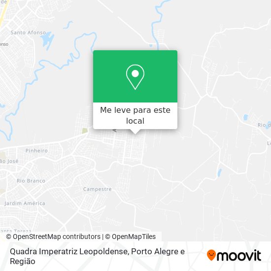 Quadra Imperatriz Leopoldense mapa
