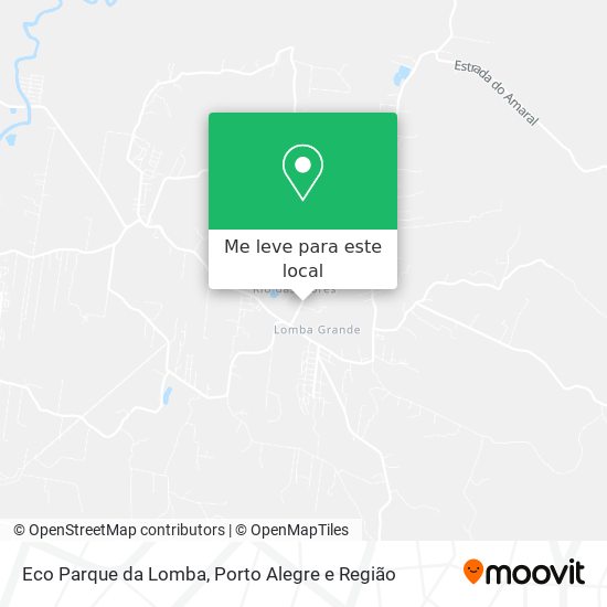 Eco Parque da Lomba mapa