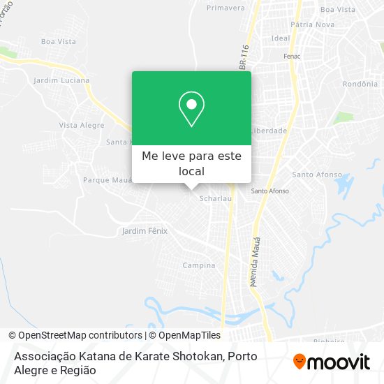 Associação Katana de Karate Shotokan mapa