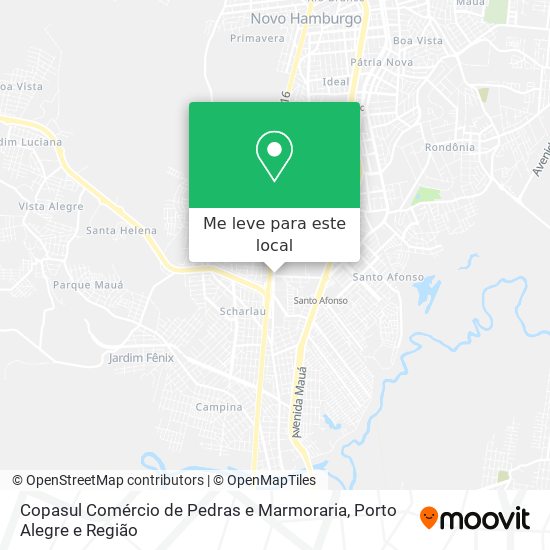 Copasul Comércio de Pedras e Marmoraria mapa