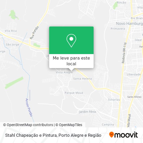 Stahl Chapeação e Pintura mapa