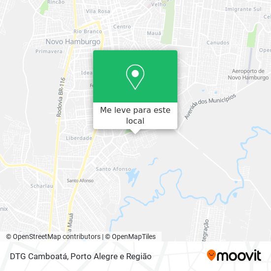 DTG Camboatá mapa