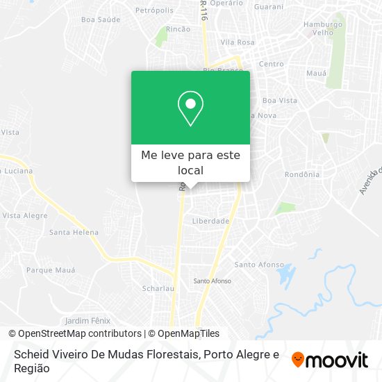 Scheid Viveiro De Mudas Florestais mapa