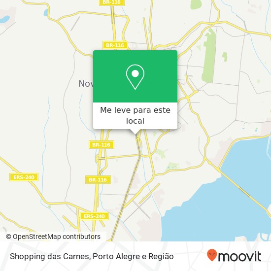 Shopping das Carnes mapa