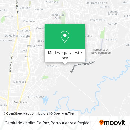 Cemitério Jardim Da Paz mapa