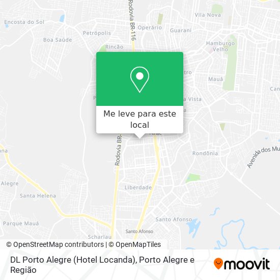 DL Porto Alegre (Hotel Locanda) mapa