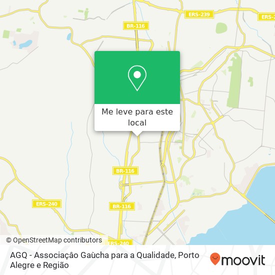 AGQ - Associaçâo Gaùcha para a Qualidade mapa