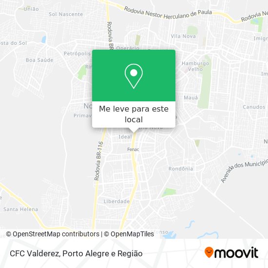CFC Valderez mapa