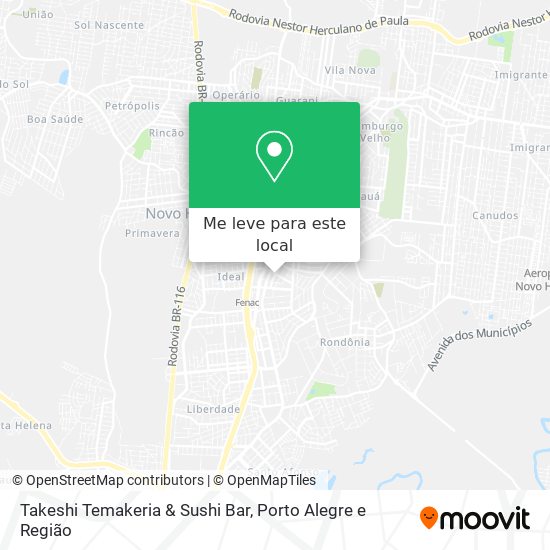 Takeshi Temakeria & Sushi Bar mapa