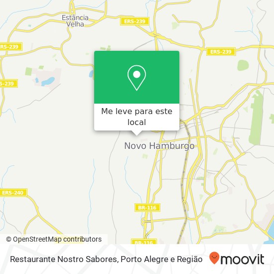 Restaurante Nostro Sabores mapa